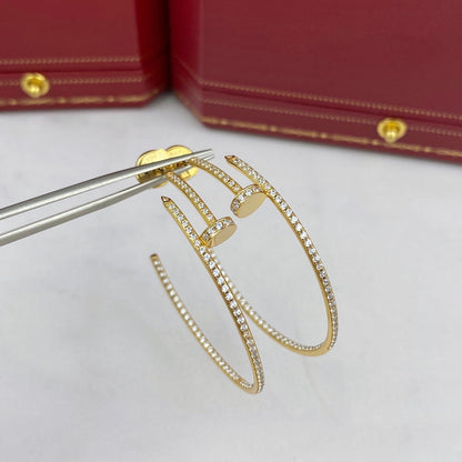 [⭐Veyra]JUSTE EARRINGS FULL DIAMONDS 1.8MM