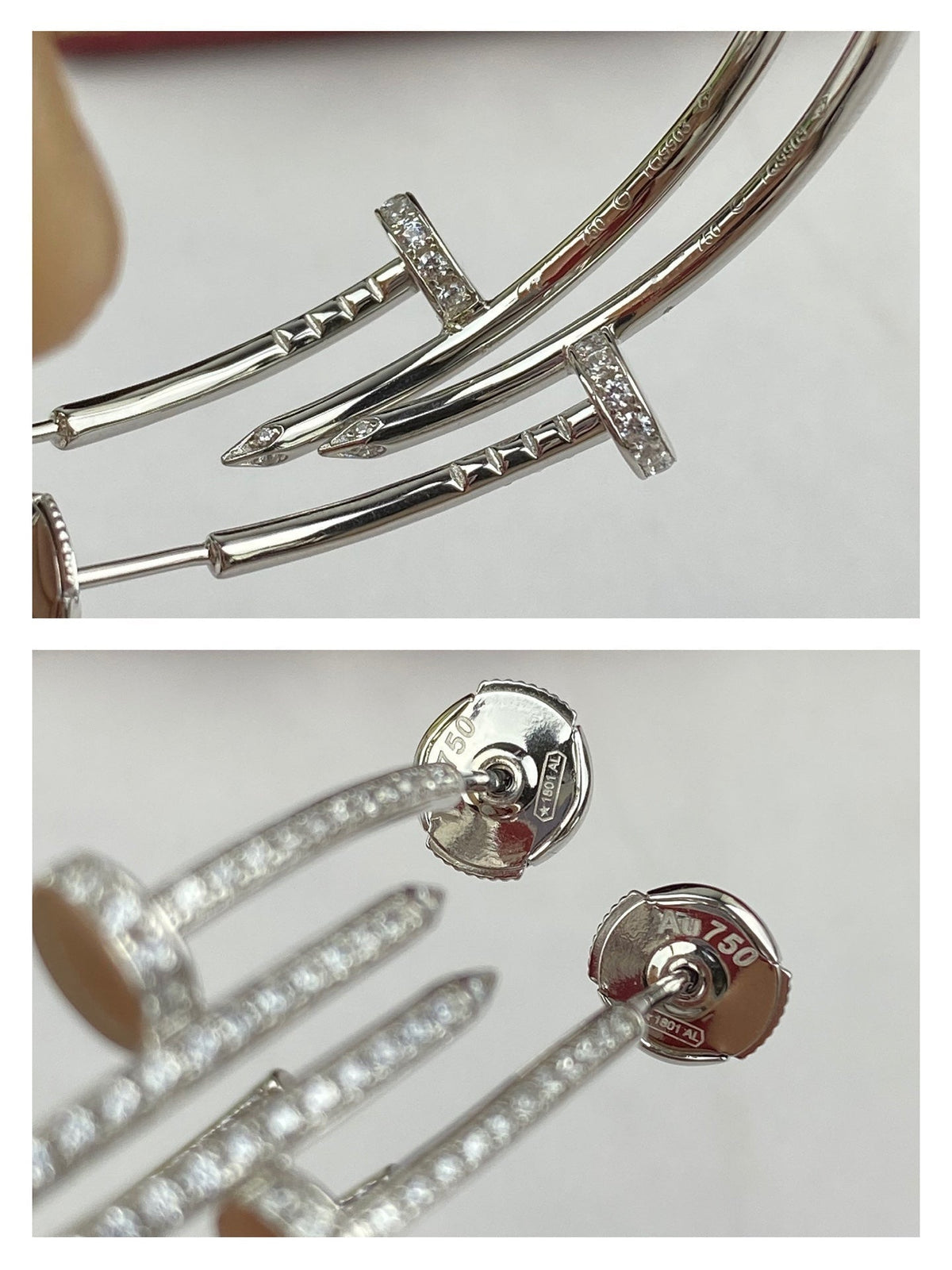 [⭐Veyra]JUSTE EARRINGS FULL DIAMONDS 1.8MM