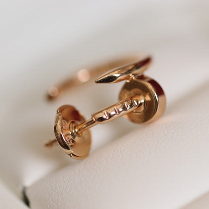 [⭐Veyra]JUSTE EARRINGS PINK GOLD