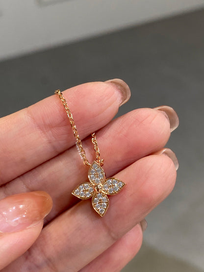 [⭐Veyra]STAR DIAMOND NECKALCE