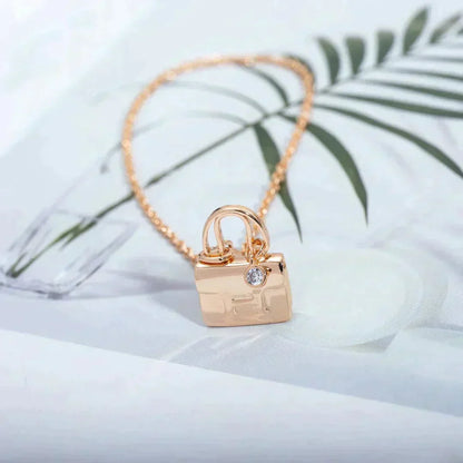 [⭐Veyra]AMULETTE PEDANT ROSE GOLD NECKLACE