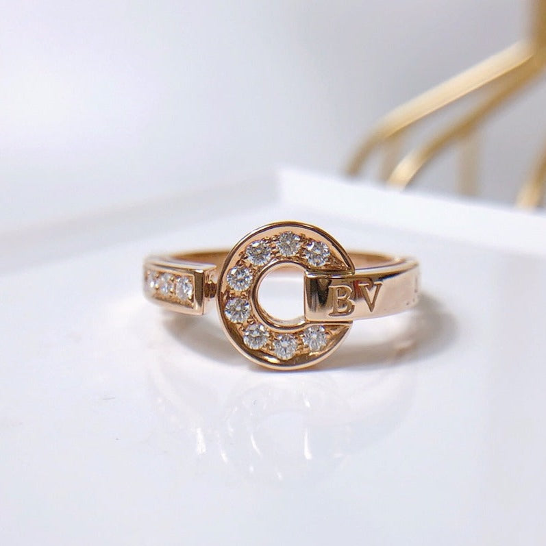[⭐Veyra]DREAM RING DIAMOND PINK GOLD