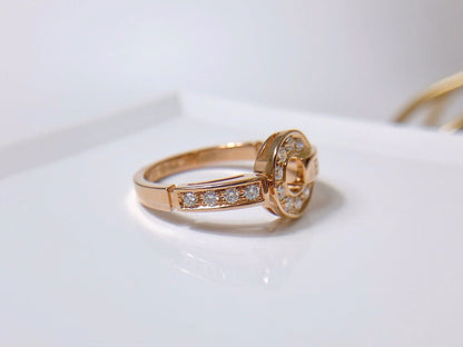 [⭐Veyra]DREAM RING DIAMOND PINK GOLD