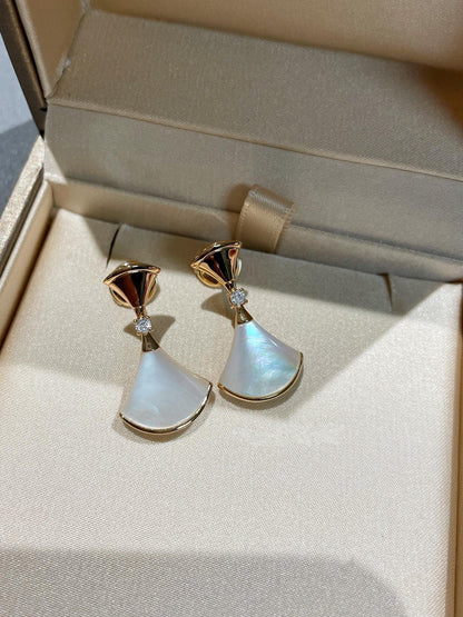 [⭐Veyra]DREAM MOP 1 DIAMOND EARRINGS