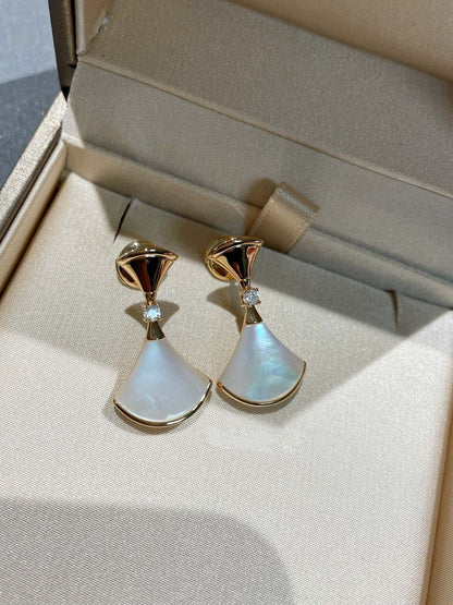 [⭐Veyra]DREAM MOP 1 DIAMOND EARRINGS