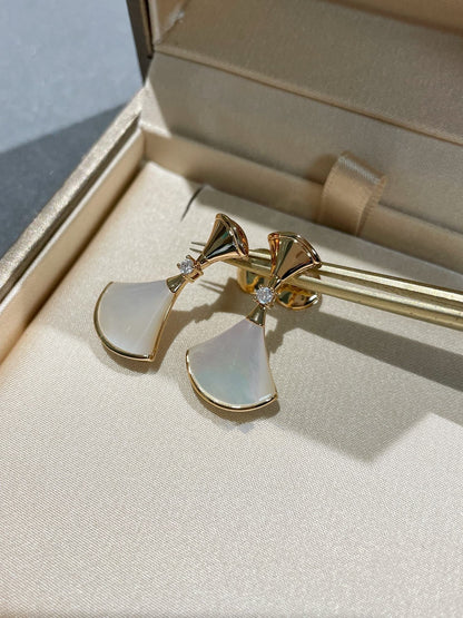 [⭐Veyra]DREAM MOP 1 DIAMOND EARRINGS