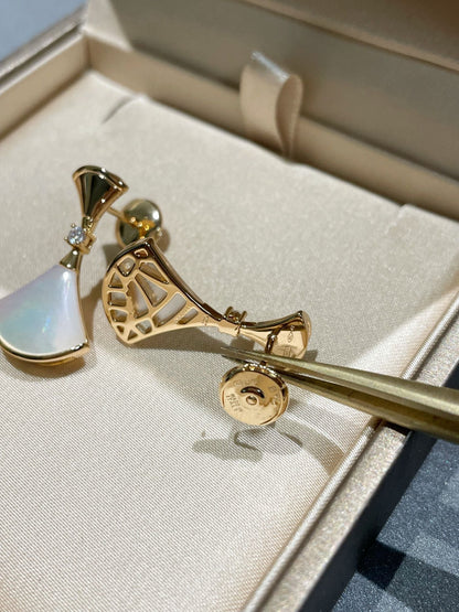[⭐Veyra]DREAM MOP 1 DIAMOND EARRINGS