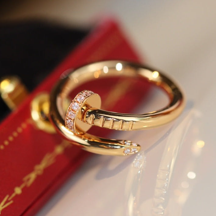 [⭐Veyra]JUSTE RING 2.65MM GOLD DIAMOND