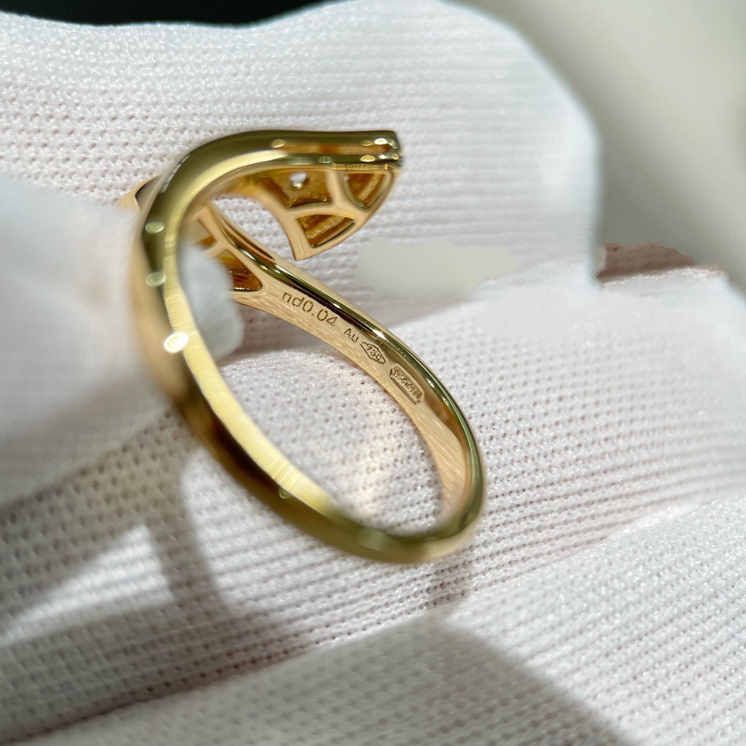 [⭐Veyra]DREAM RING PINK GOLD DIAMOND