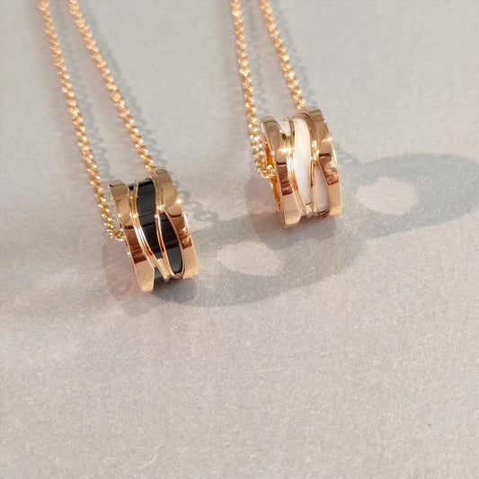 [⭐Veyra]ZERO 1 NECKLACE PINK GOLD