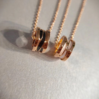 [⭐Veyra]ZERO 1 NECKLACE PINK GOLD