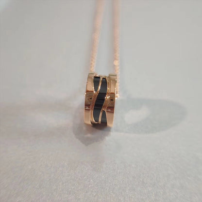 [⭐Veyra]ZERO 1 NECKLACE PINK GOLD