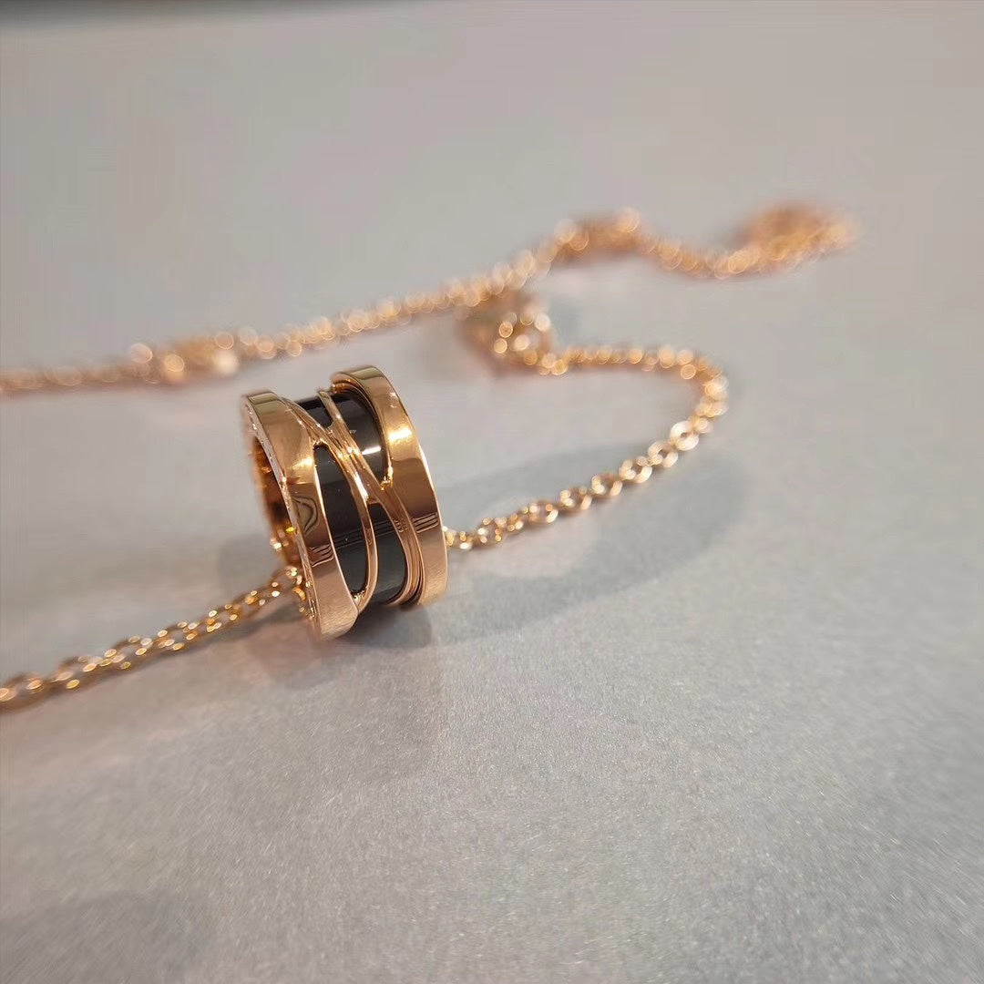 [⭐Veyra]ZERO 1 NECKLACE PINK GOLD