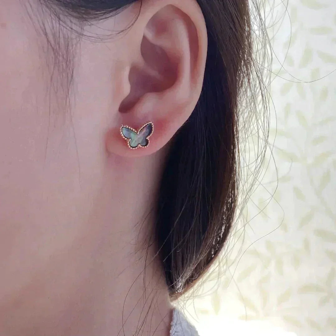 [⭐Veyra]BUTTERFLY DARK MOP  EARRINGS