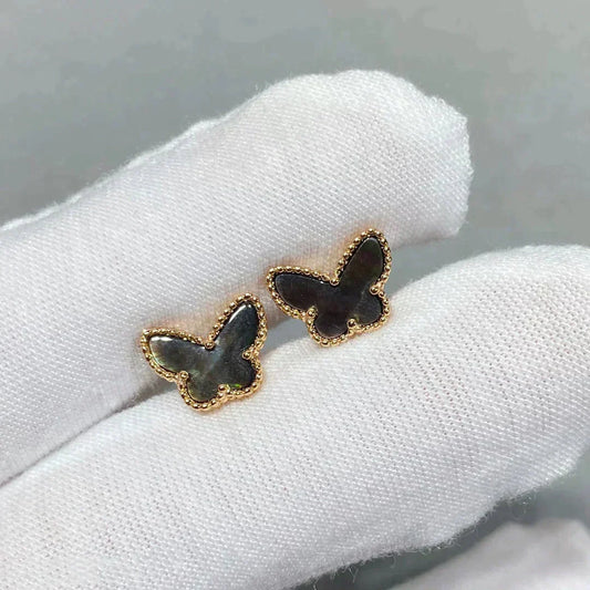 [⭐Veyra]BUTTERFLY DARK MOP  EARRINGS
