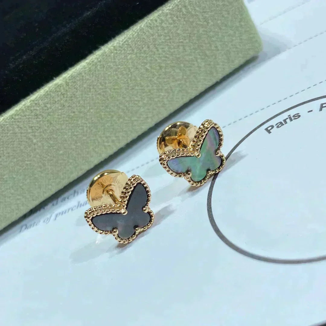 [⭐Veyra]BUTTERFLY DARK MOP  EARRINGS