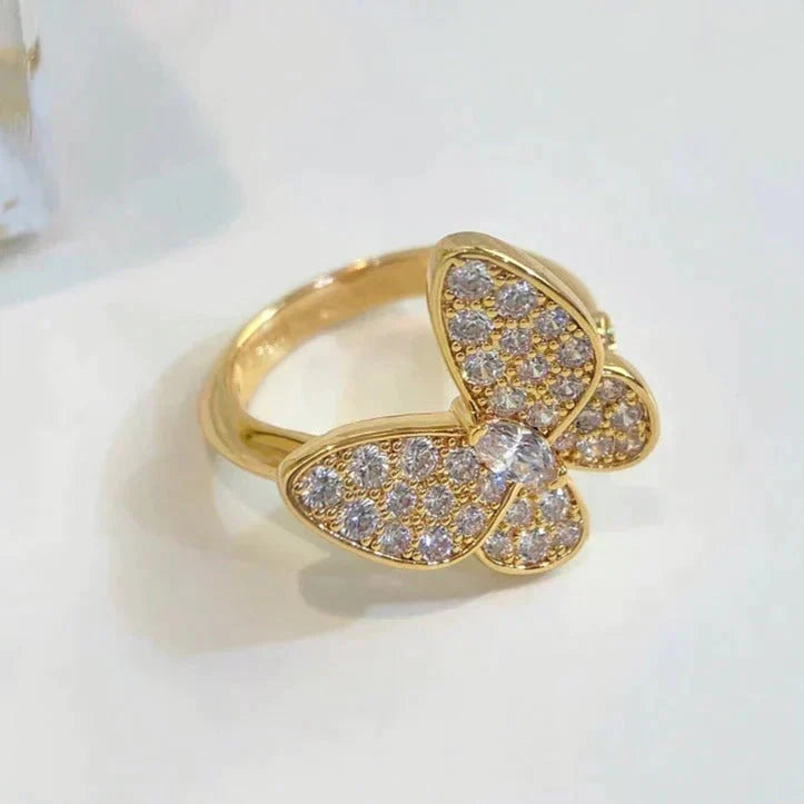[⭐Veyra]BUTTERFLY DIAMOND RING
