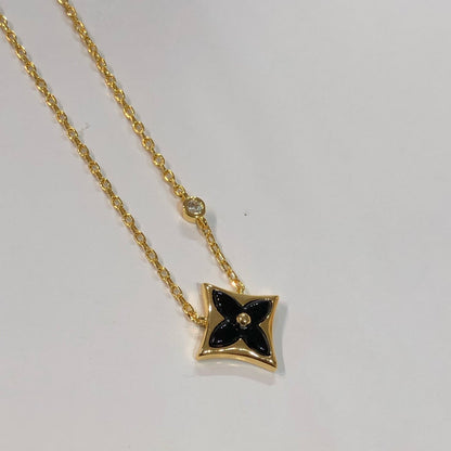 [⭐Veyra]STAR BLACK MOP NECKLACE