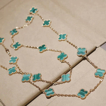 [⭐Veyra]CLOVER 20 MOTIFS MALACHITE GOLD