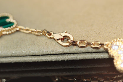 [⭐Veyra]CLOVER 20 MOTIFS ONYX ROSE GOLD