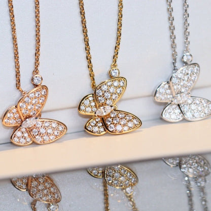 [⭐Veyra]BUTTERFLY DIAMOND NECKLACE
