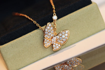 [⭐Veyra]BUTTERFLY DIAMOND NECKLACE