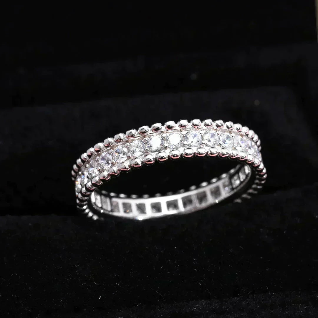[⭐Veyra]PERLEE DIAMOND SILVER RING