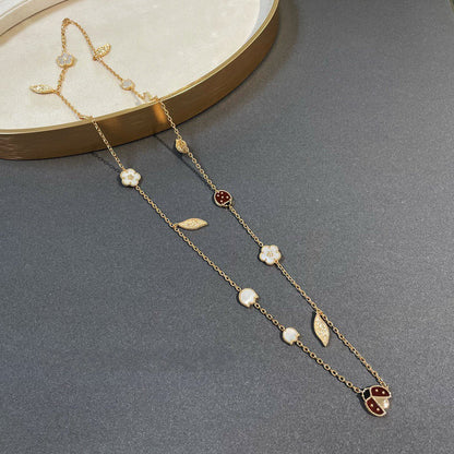 [⭐Veyra]LUCKY SPRING 15 MOTIFS GOLD NECKLACE