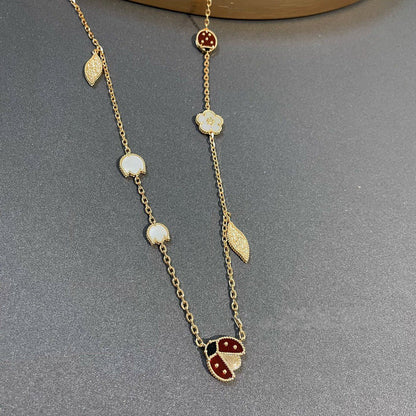 [⭐Veyra]LUCKY SPRING 15 MOTIFS GOLD NECKLACE