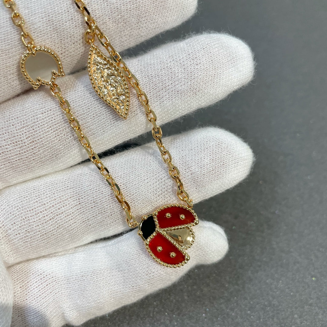 [⭐Veyra]LUCKY SPRING 15 MOTIFS GOLD NECKLACE