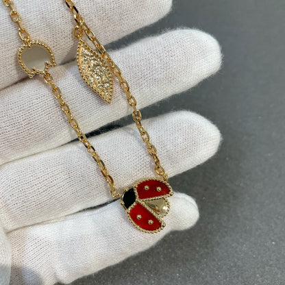 [⭐Veyra]LUCKY SPRING 15 MOTIFS GOLD NECKLACE
