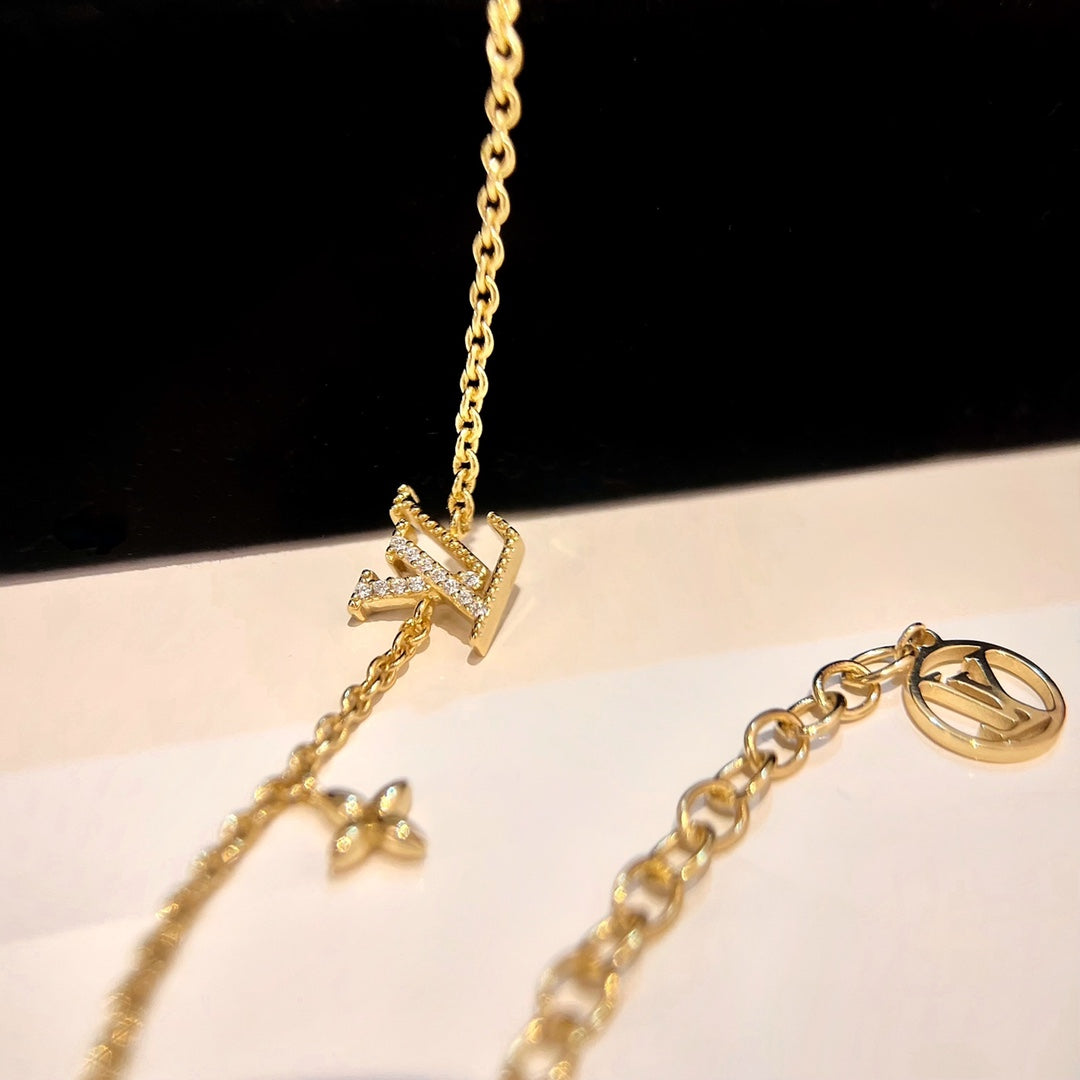 [⭐Veyra]LOGO STAR MOTIF GOLD BRACELET
