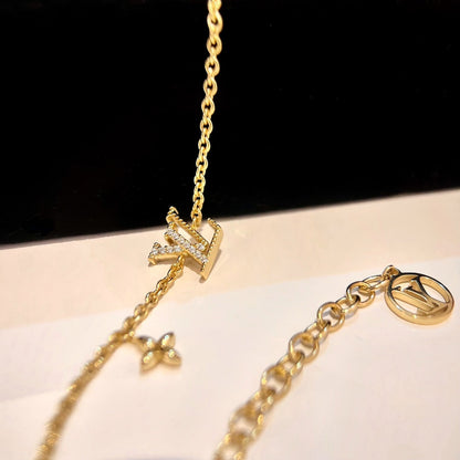 [⭐Veyra]LOGO STAR MOTIF GOLD BRACELET
