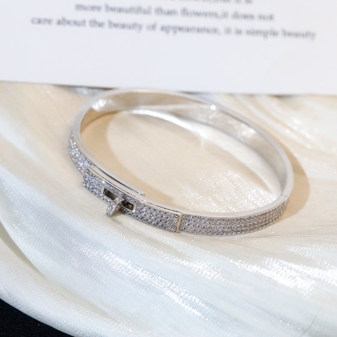 [⭐Veyra]KELLY BRACELET DIAMOND PAVED