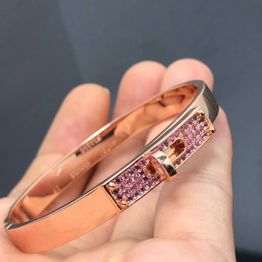 [⭐Veyra]KELLY BRACELET PINK DIAMOND