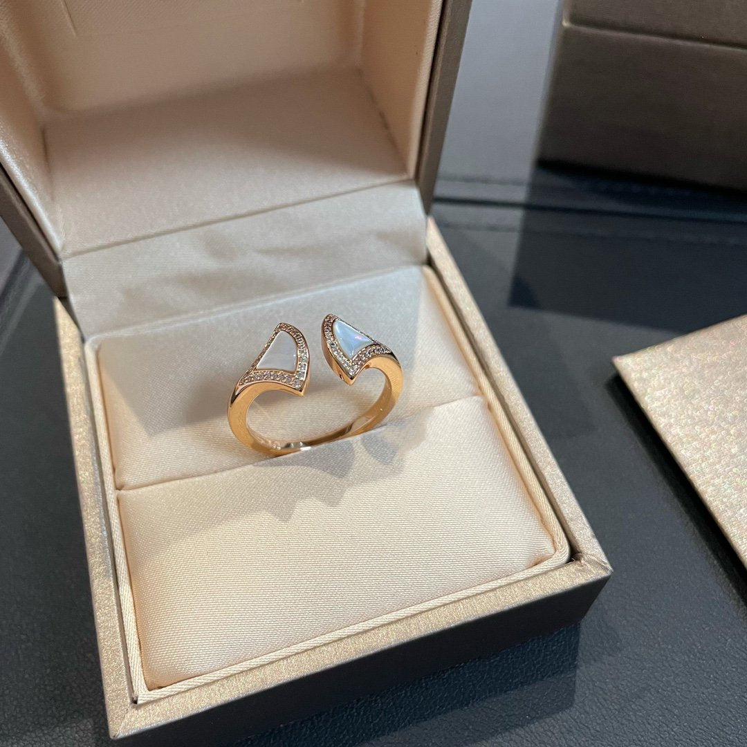 [⭐Veyra]DREAM MOP DIAMOND OPEN RING