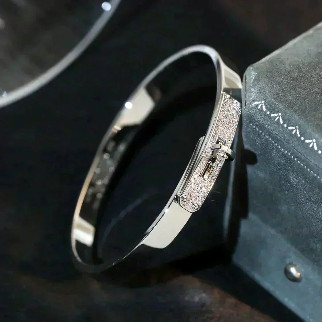 [⭐Veyra]KELLY SILVER DIAMOND BRACELET