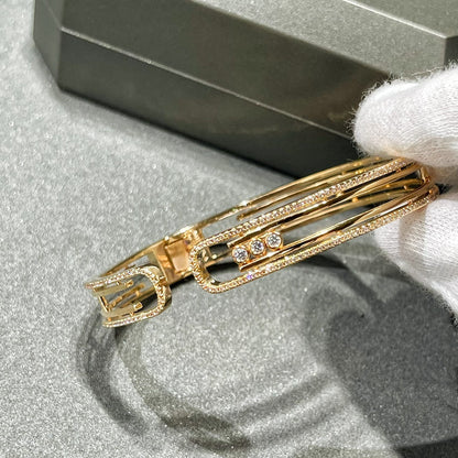 [⭐Veyra]MOVE 10TH PAVED DIAMOND BRACELET