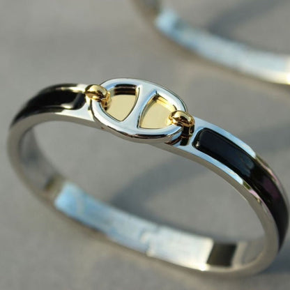 [⭐Veyra]CLIC CHAINE SILVER BRACELET