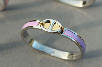 [⭐Veyra]CLIC CHAINE SILVER BRACELET