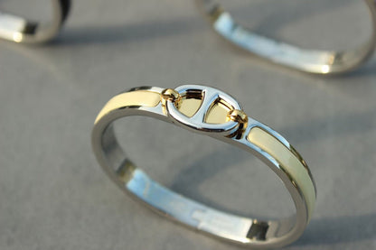[⭐Veyra]CLIC CHAINE SILVER BRACELET