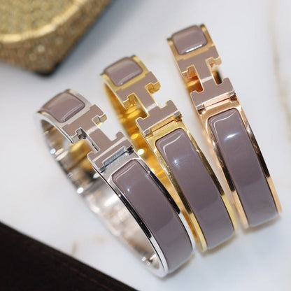 [⭐Veyra]H BRACELET 12MM BROWN