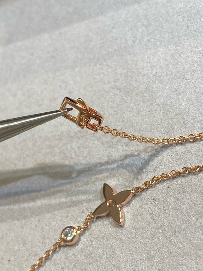[⭐Veyra]STAR DIAMOND PINK GOLD BRACELET