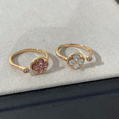 [⭐Veyra]SUN 1 DIAMOND PINK MOP RING
