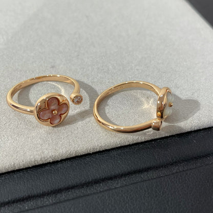 [⭐Veyra]SUN 1 DIAMOND PINK MOP RING