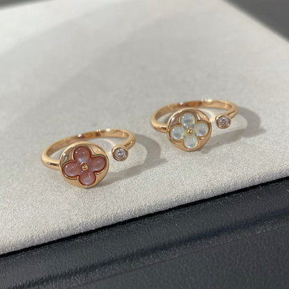 [⭐Veyra]SUN 1 DIAMOND PINK MOP RING