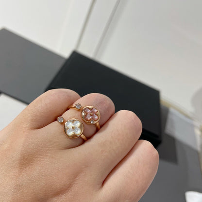 [⭐Veyra]SUN 1 DIAMOND PINK MOP RING
