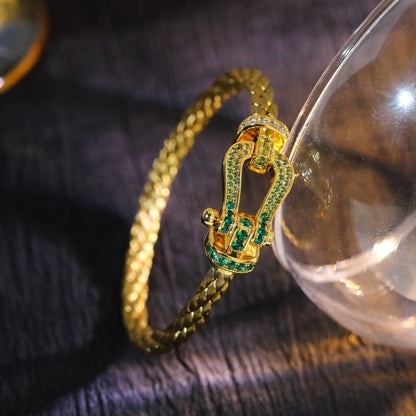 [⭐Veyra]FORCE 10 GOLD GREEN DIAMOND PAVED