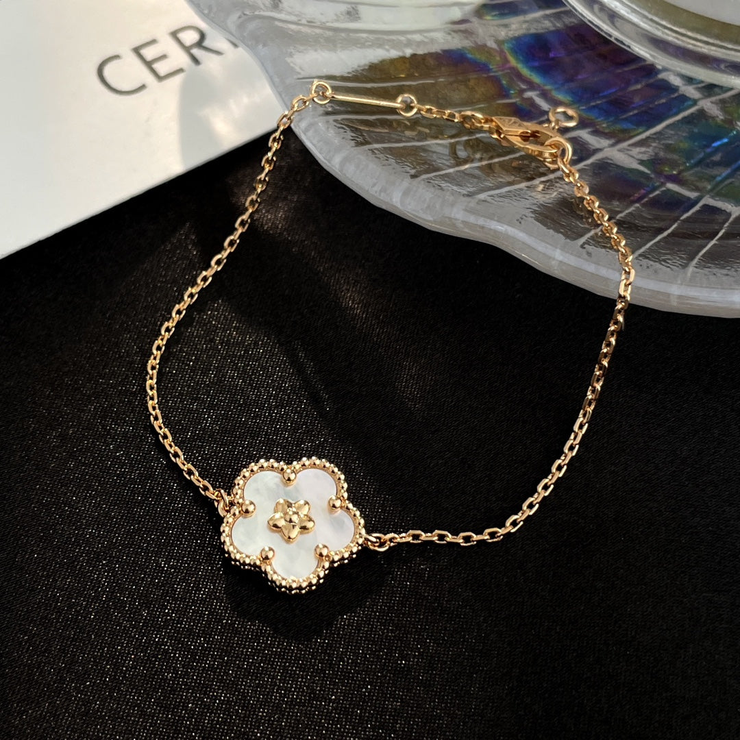 [⭐Veyra]LUCKY SPRING ROSE GOLD MOP BRACELET