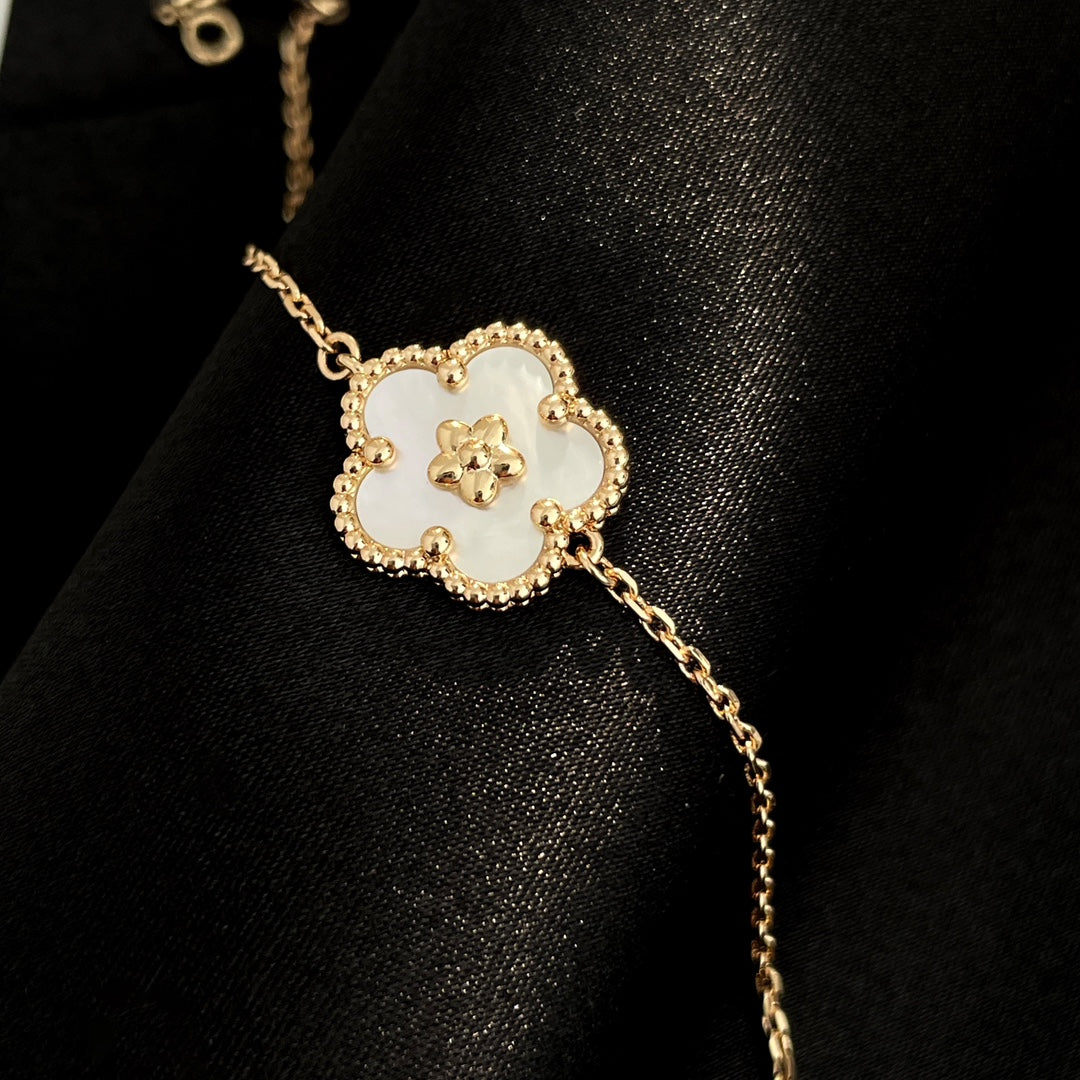 [⭐Veyra]LUCKY SPRING ROSE GOLD MOP BRACELET